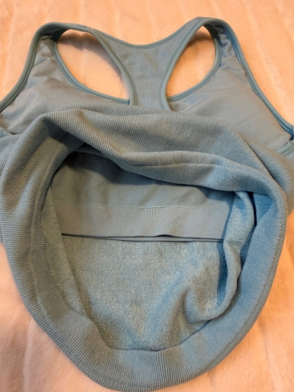 Seamless Racerback Ribbed Tank - Picture 4 of 4